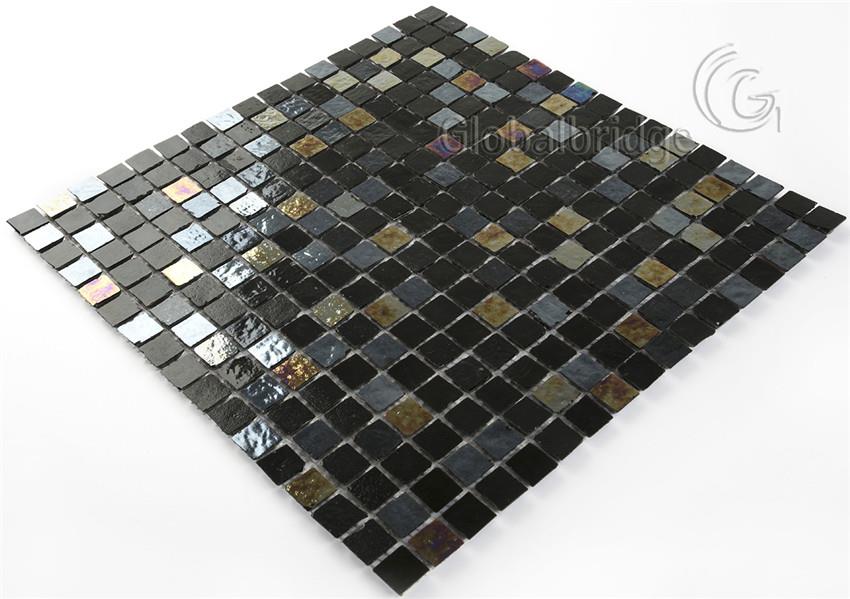 glass mosaic bathroom tiles