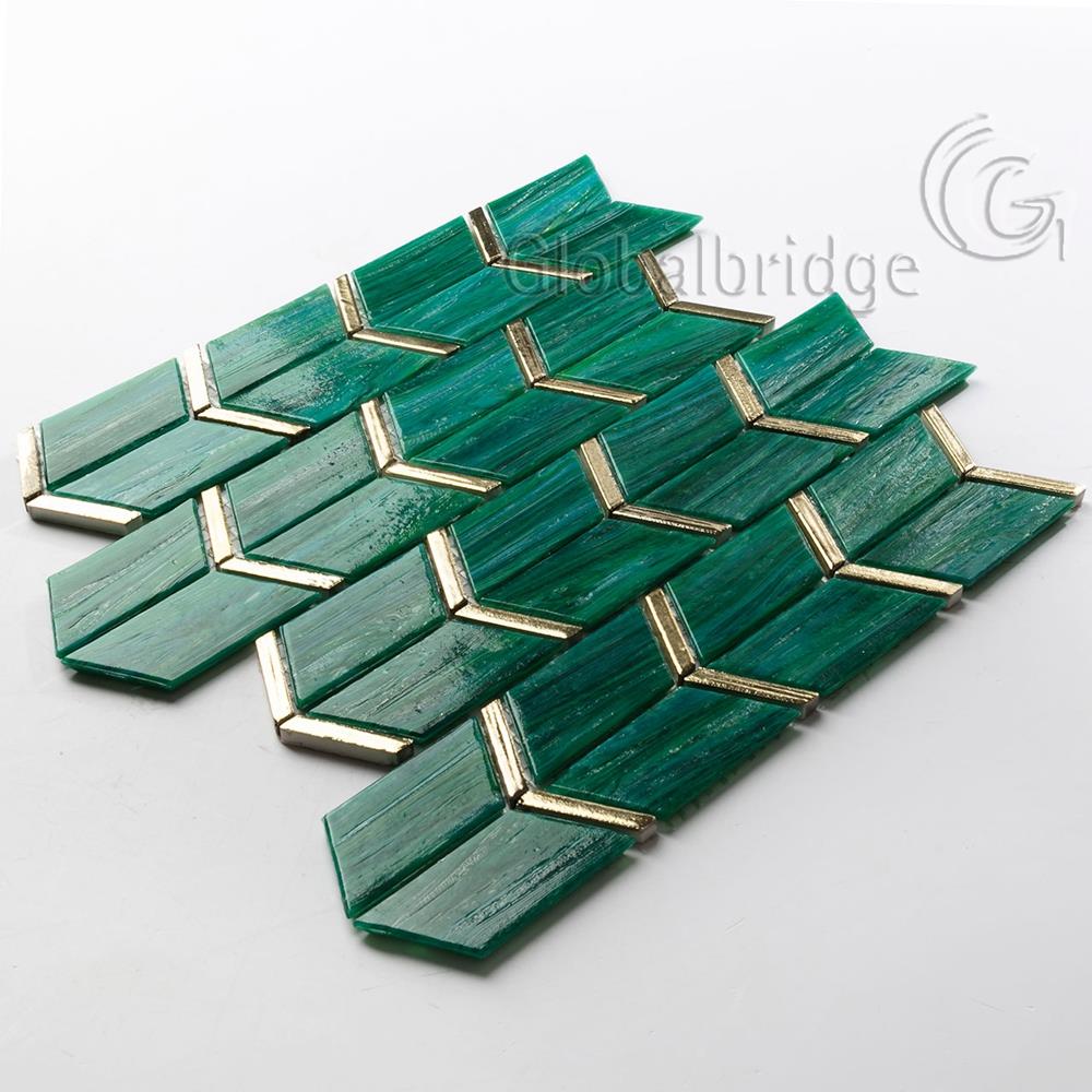 Stream Unique Design Glass Mosaic Wall Tiles