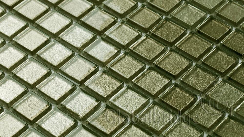 Innovative foil crystal glass mosaic wall tiles home decor