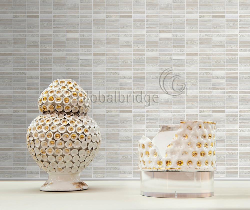 Natural stone mosaic tiles