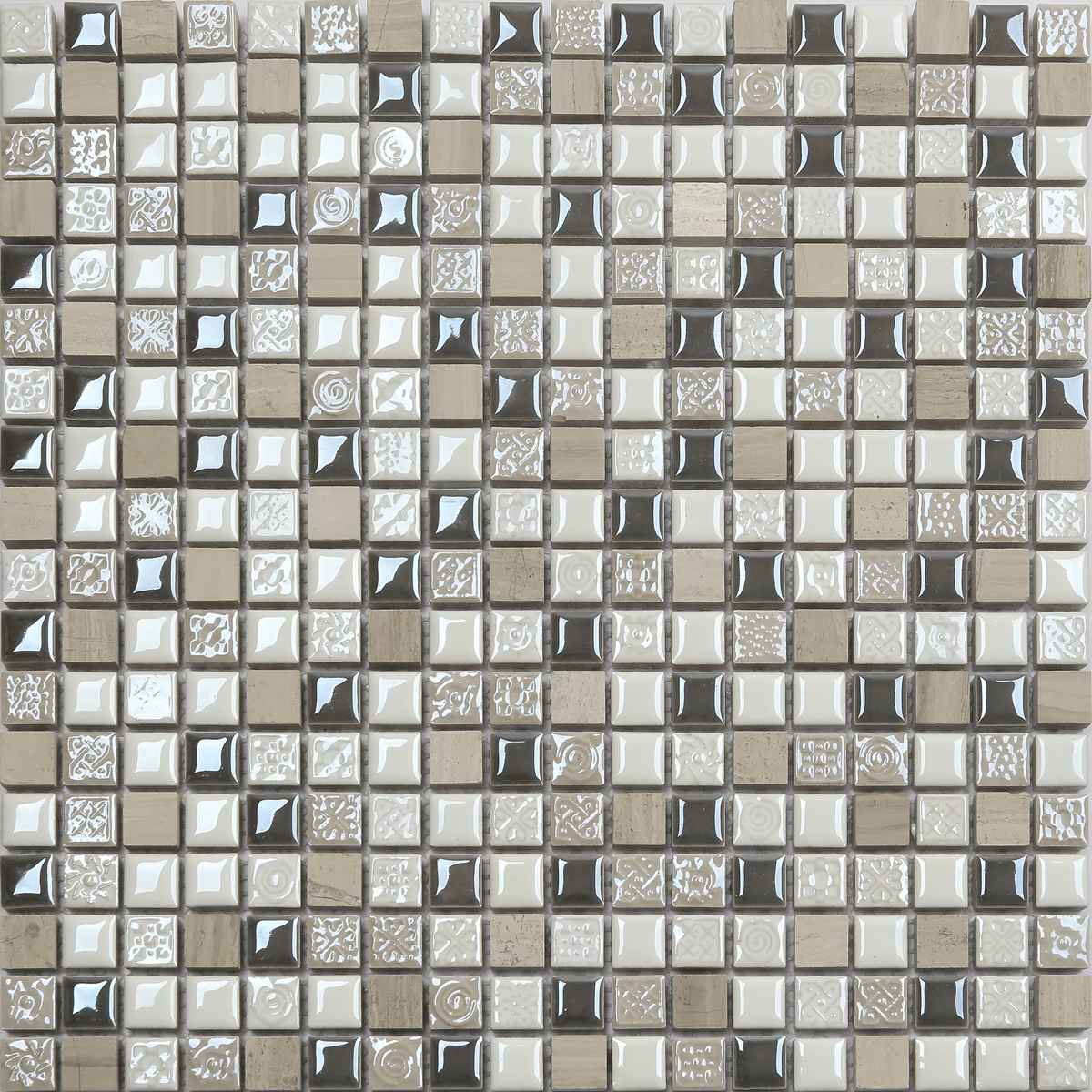 Interior design ceramic mosaic bathrooms
