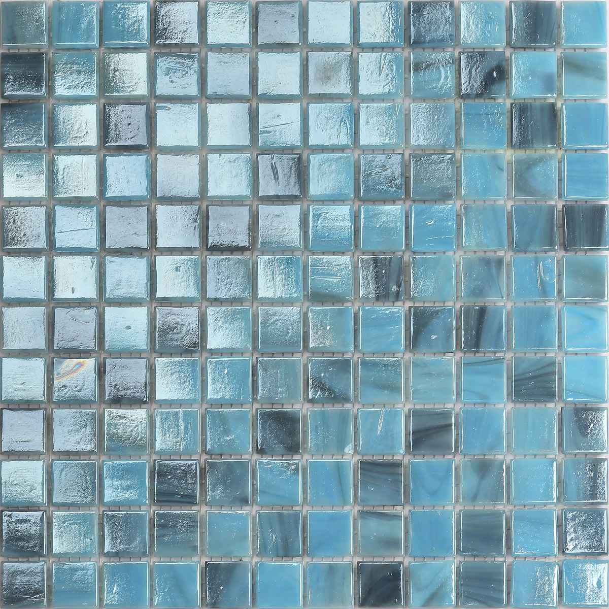 Bathroom and pool mosaic floor tiles