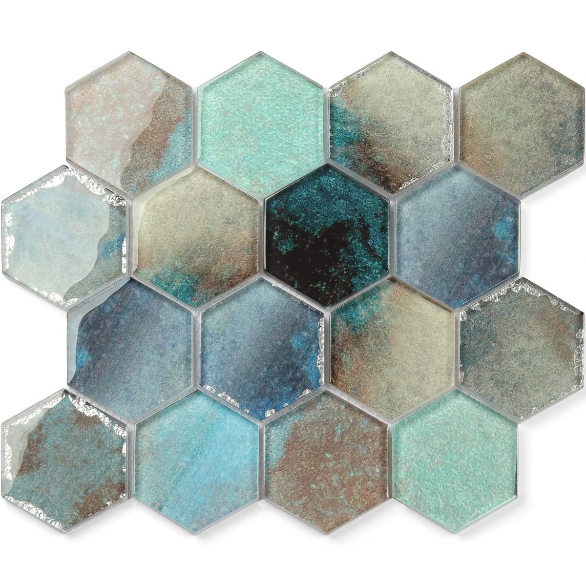 Inkjet Crystal Color Blaze Hexagon