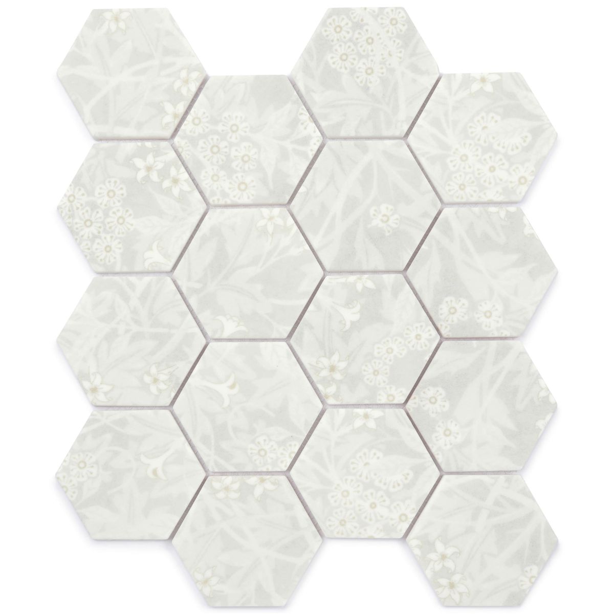 Printed Enamel-Herb-Hexagon 