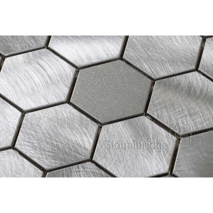 Aluminum Mosaic Backsplash