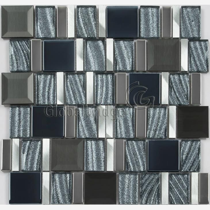 Manufacturer Mosaic Tile Crystal Glass For Wall Mosaic