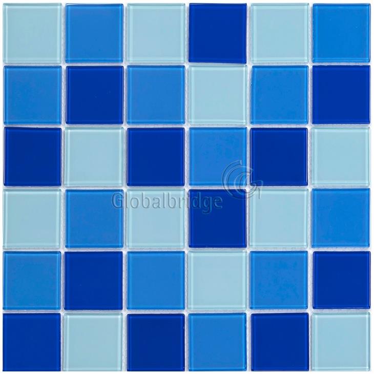 Square Glass Mosaic Wall Tile Sheets