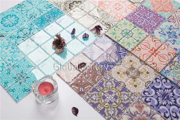 colorful glass mosaic