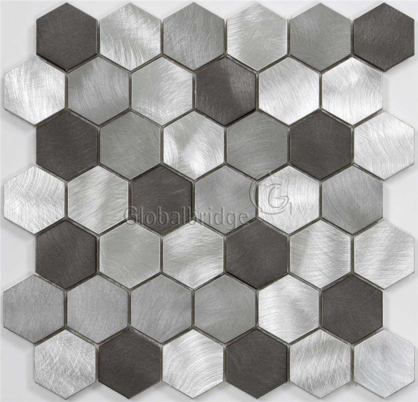 metal wall tiles backsplash