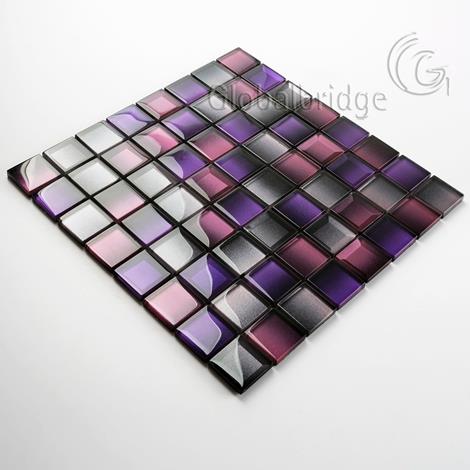 Cold Spray Bathroom Wall Glass Mosaic Tile