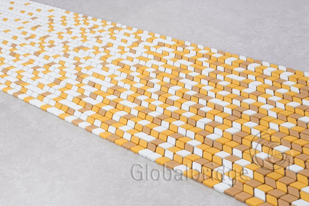 Color Variation Enamel Mosaic Pattern