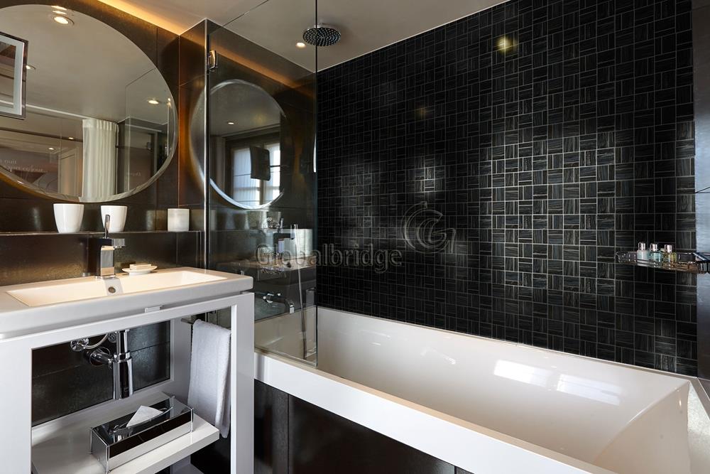 Stream rectangle glass mosaic kitchen wall tiles