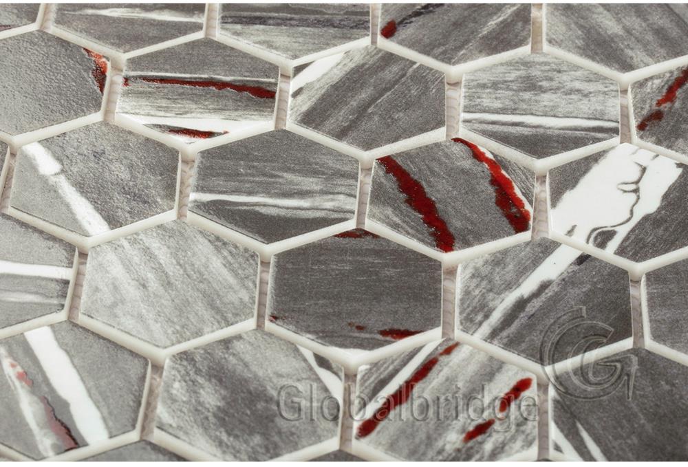 Glass tiles for backsplash