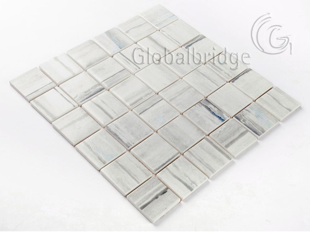 Square Enamel Glass Tile For Wall