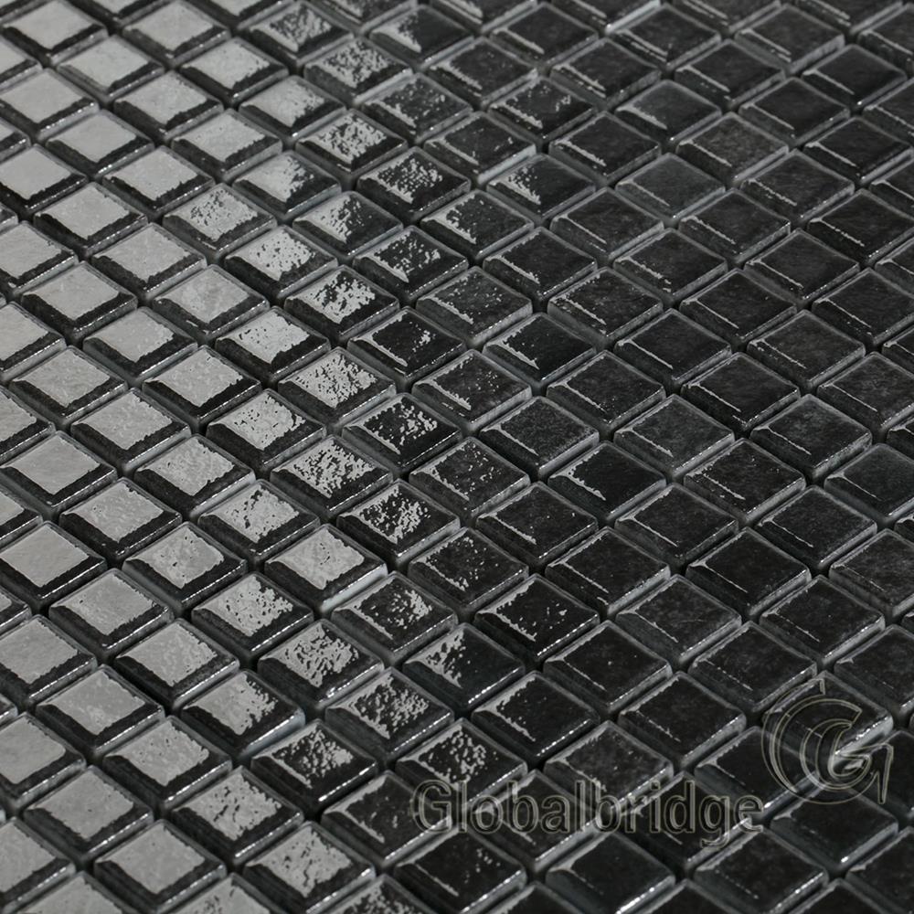 Mist Enamel glass mosaic porcelain glossy surface bathroom wall glass mosaic