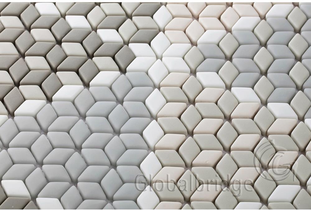 Enamel Mosaic Kitchen Glass Mosaic Tiles