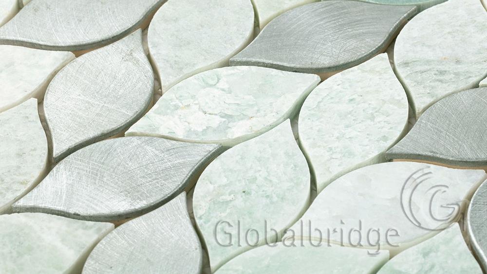 Marble Mix Aluminum Mosaic Tile