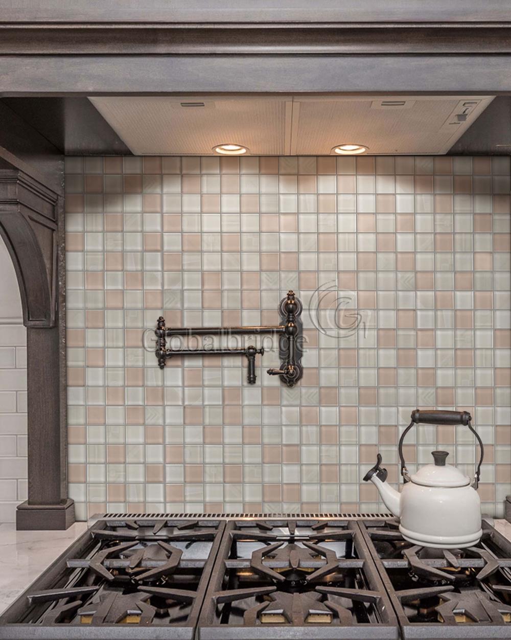 backsplash glass tile for kitchen