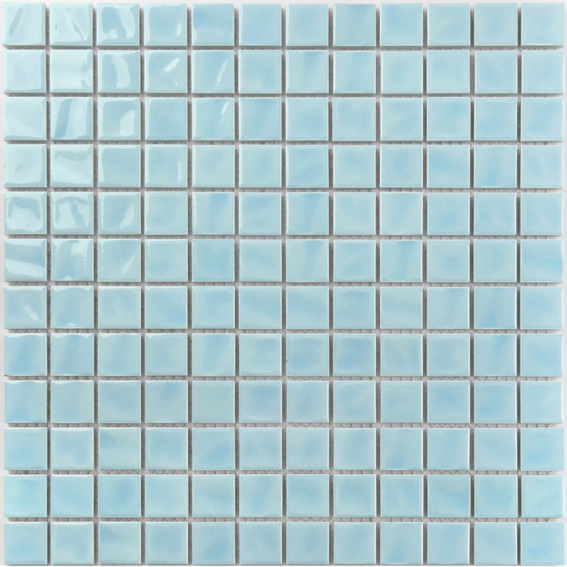 Wavy ceramic mosaic tiles patterns
