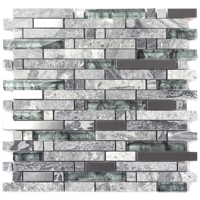 Nature Engraving stone mosaic wall tile