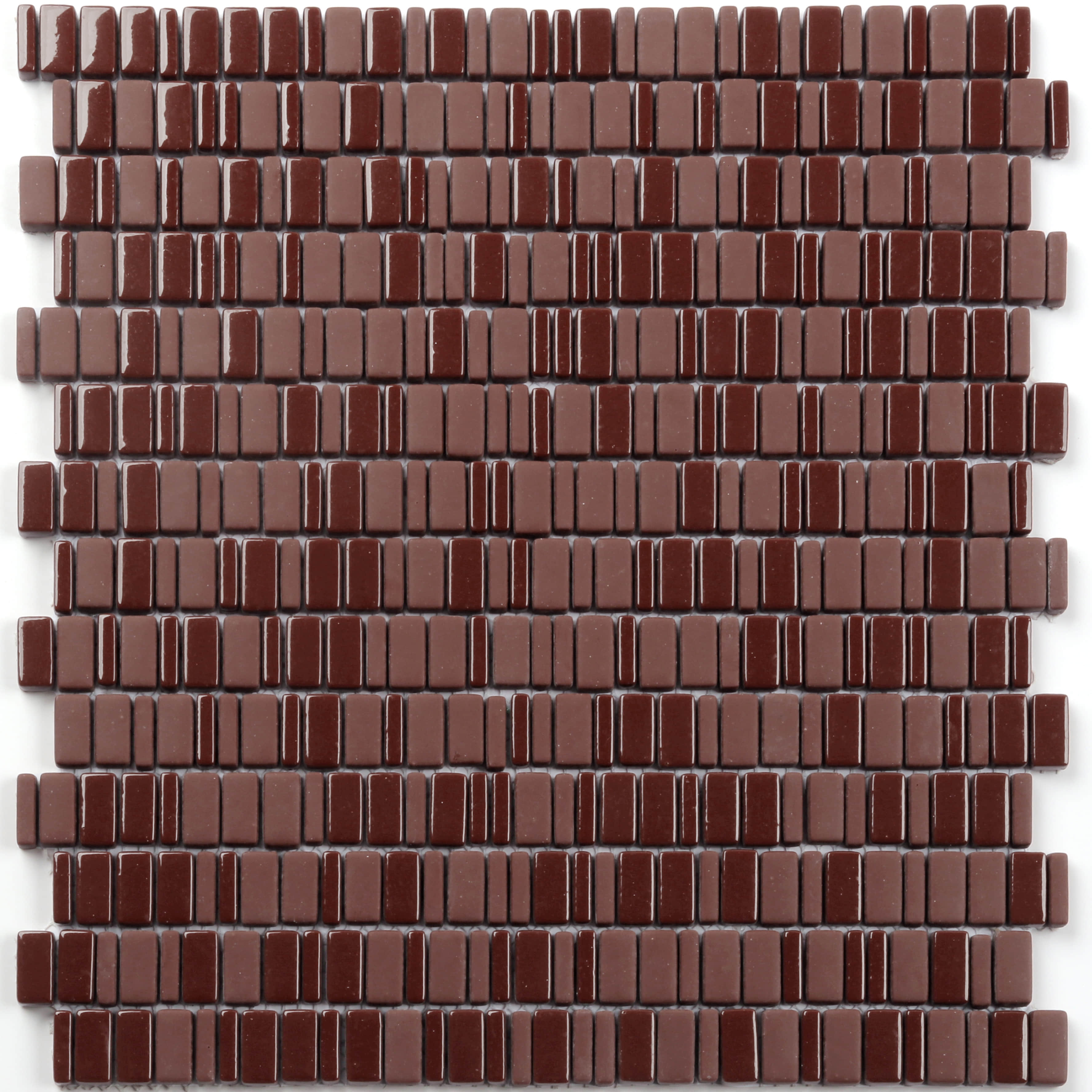 Brown Colored Enamel Mosaic