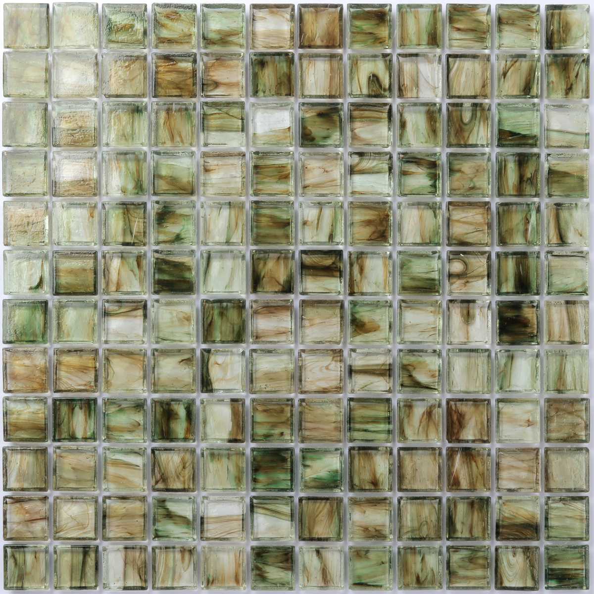 Square glass mosaic bathroom tiles