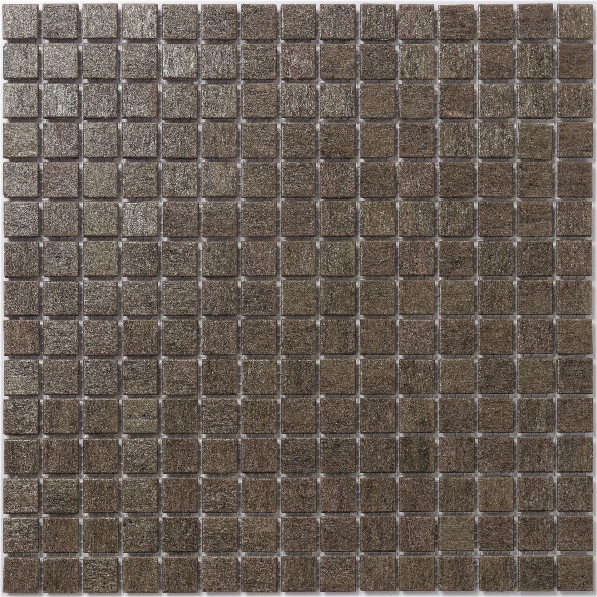Wooden Texture Dark Matt Glass Mosaic Wall Tile 