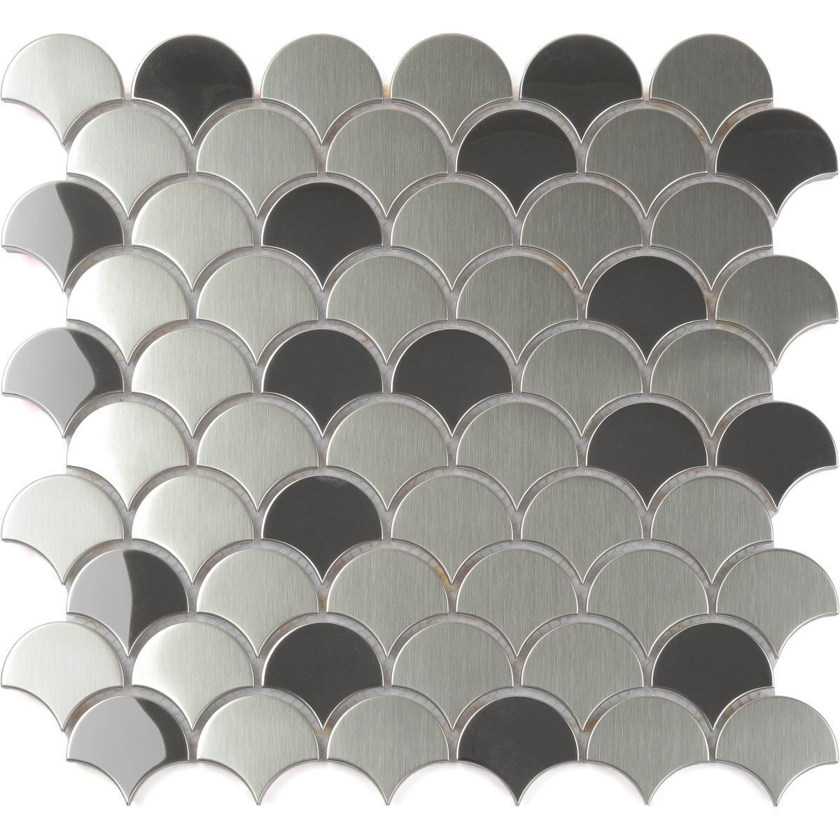 Stainless Steel Fan Mosaic Wall Tile