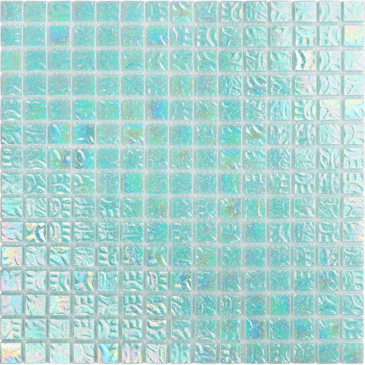 Swimming pool aqua glass mosaic tile