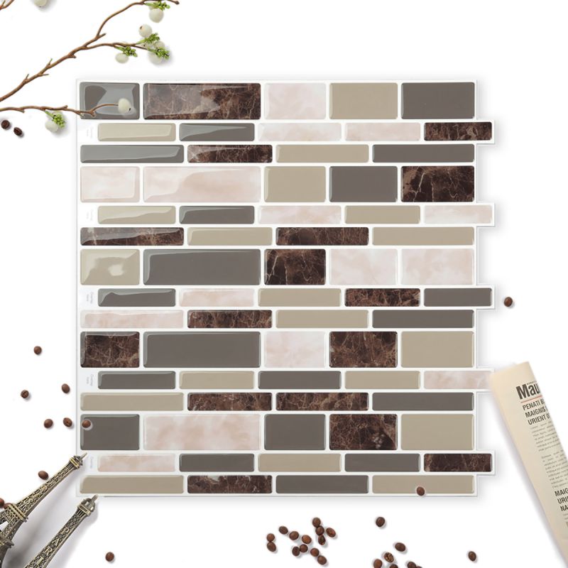 Kitchen decoration Mosaic Tile Vinyl Sheets