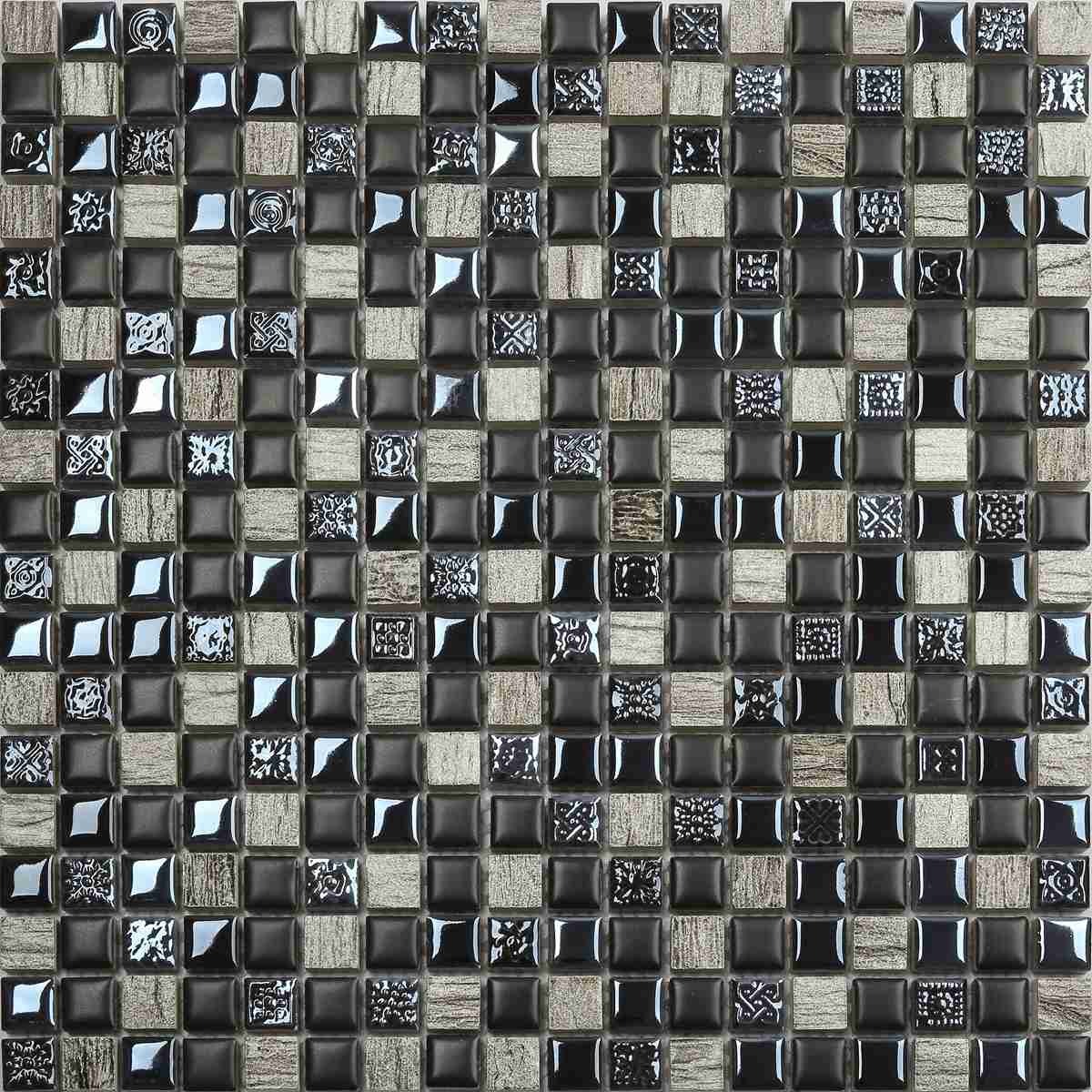 Nature Engraving stone mosaic wall tile