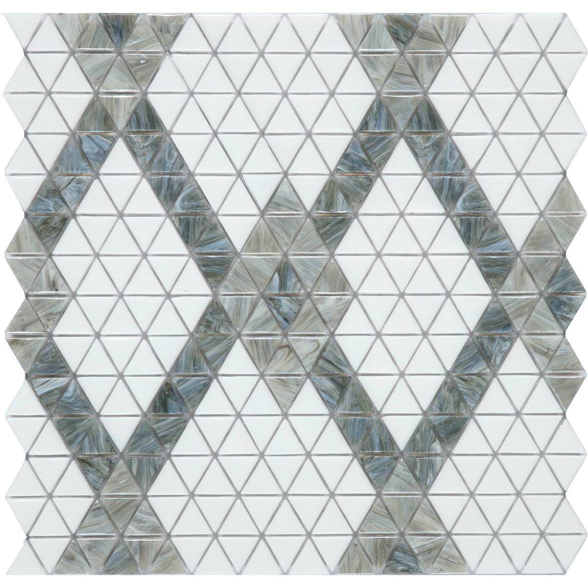 Triangle glass mosaic tiles bathroom