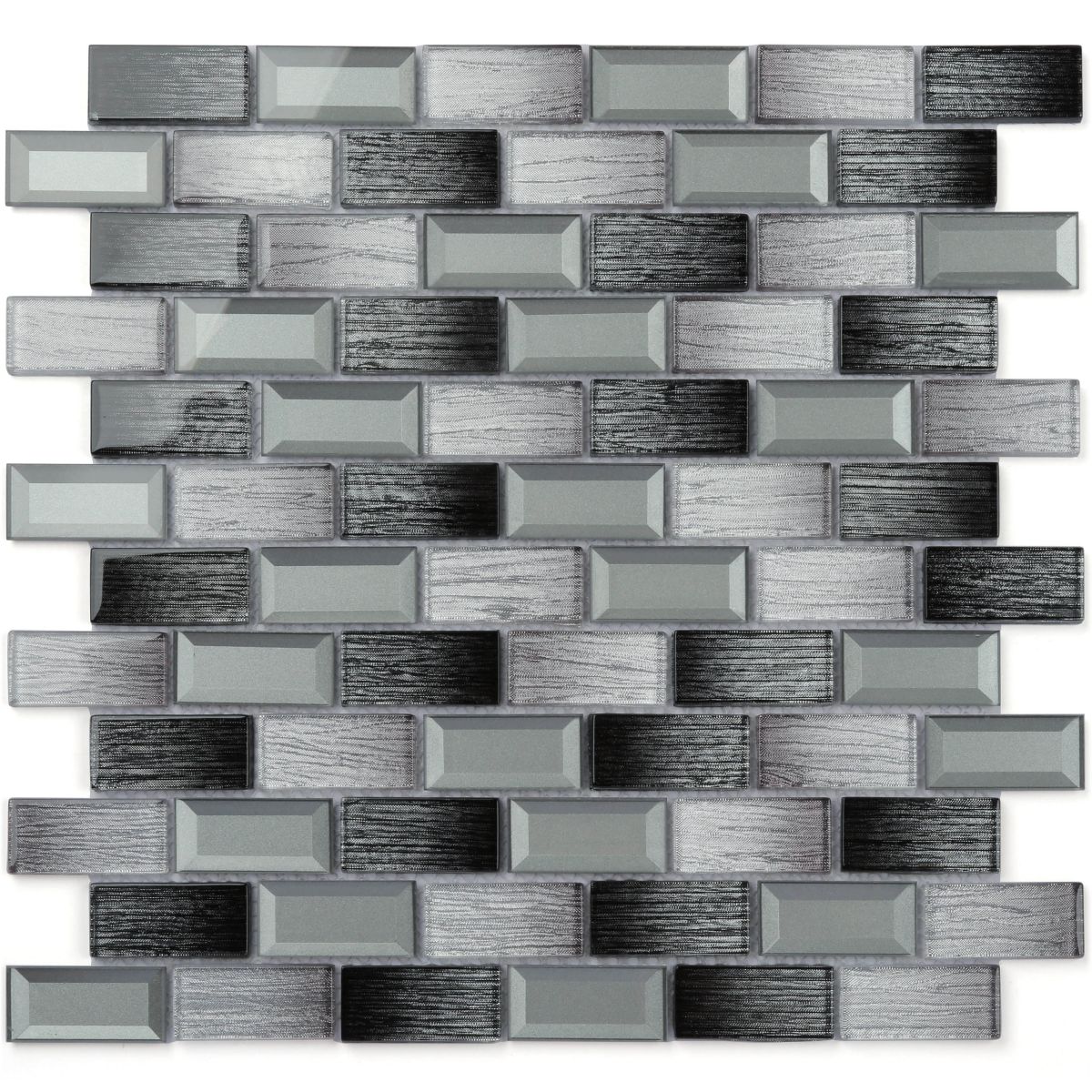 Inkjet Bricks Pattern Glass Mosaic Tile