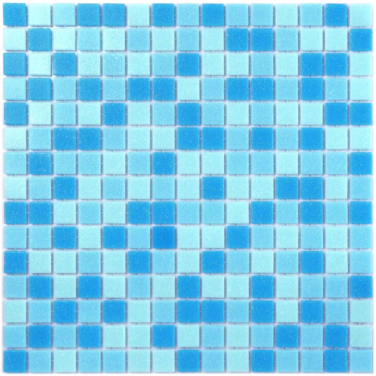 Dot Mix Glass Mosaic Pool TIle - Heavy