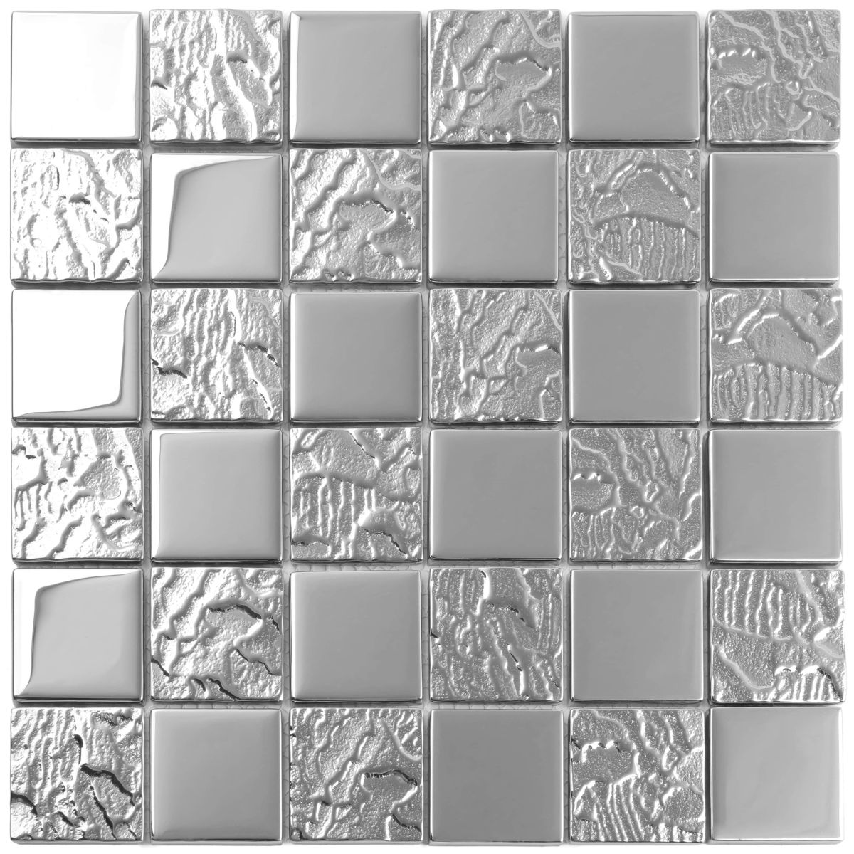  Silver Color Bathroom Wall Decor Kitchen Backsplash Art Mosaics