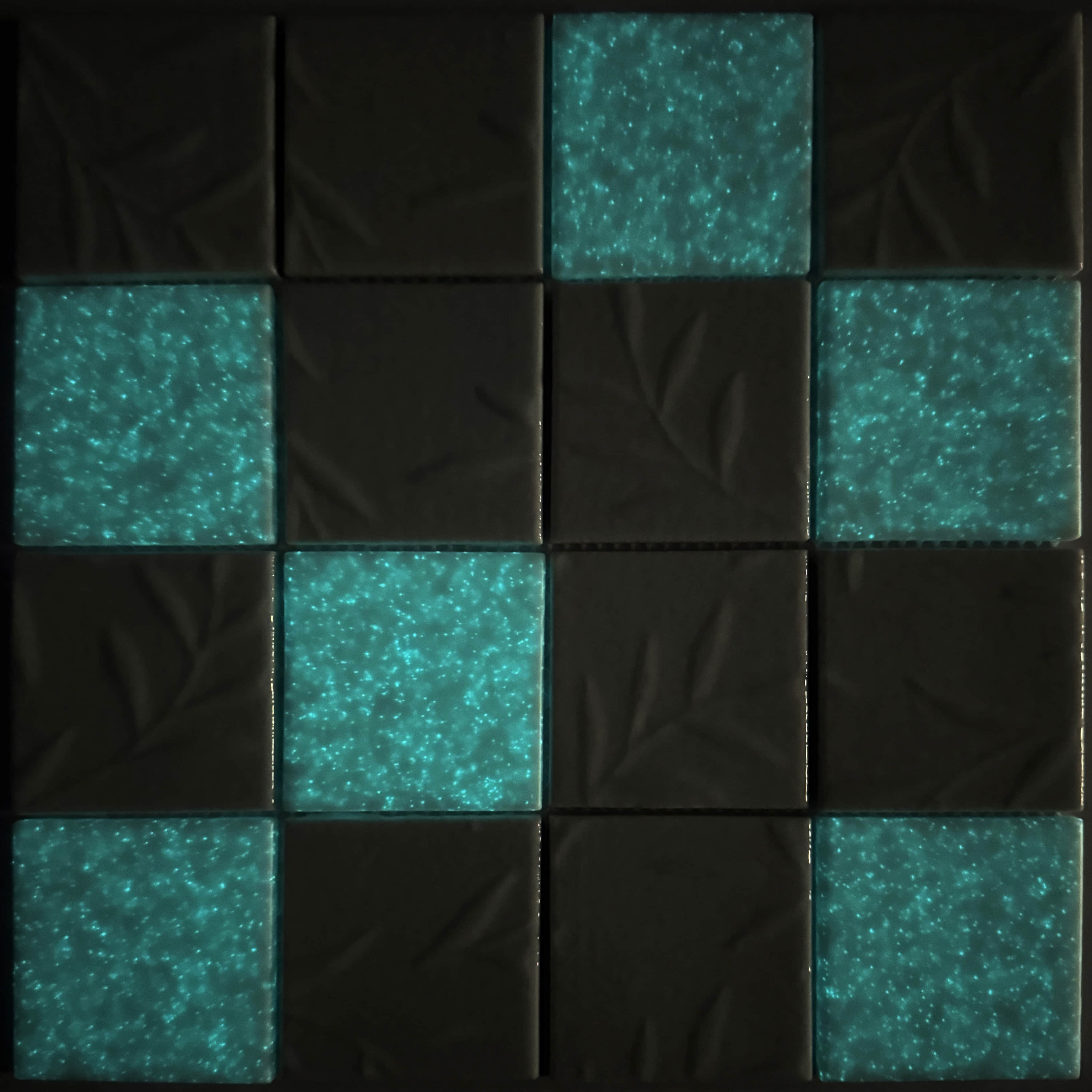 Enamel Glass Mosaic-Spear Raised Pattern