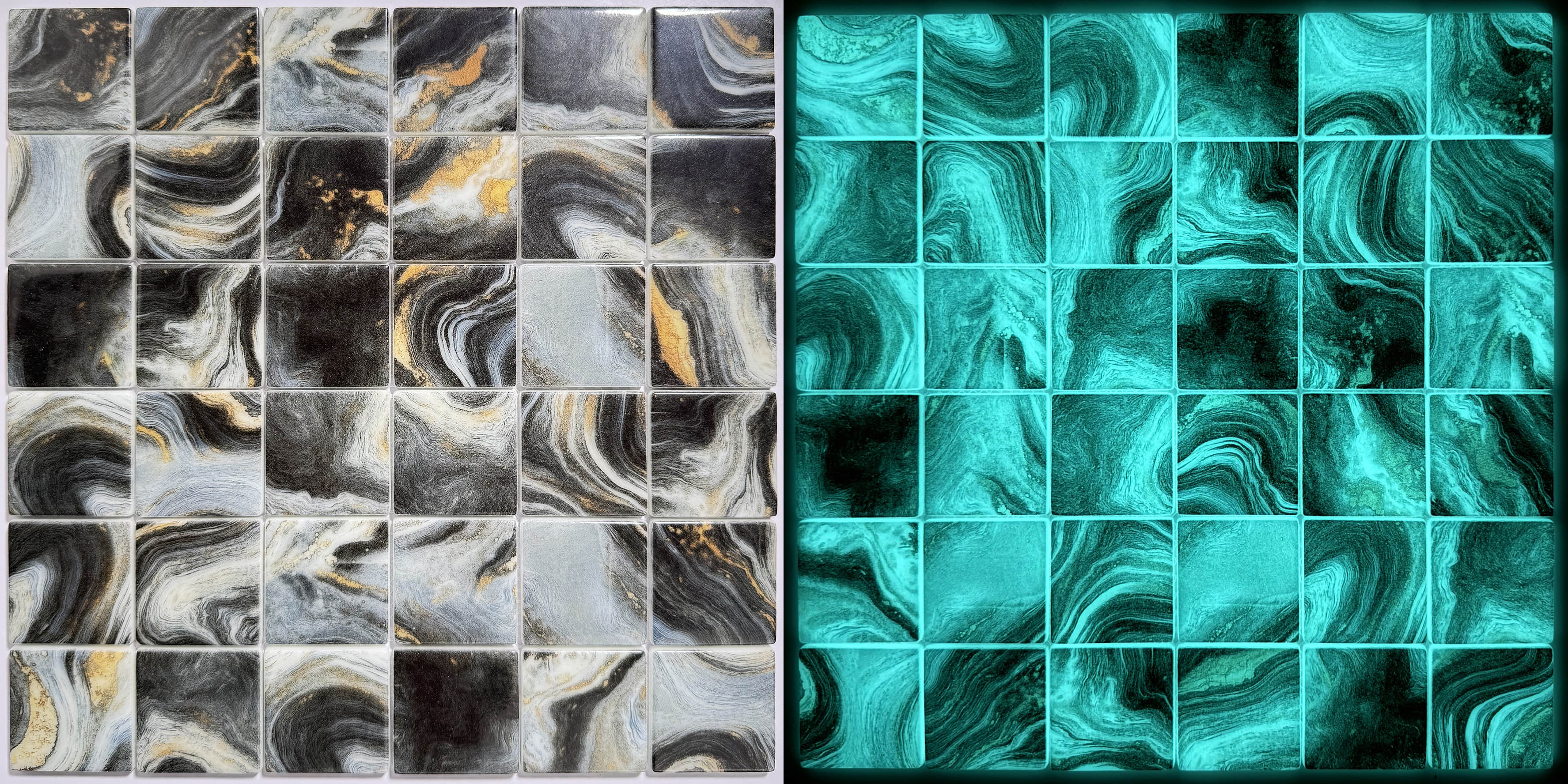 Nature Engraving stone mosaic wall tile