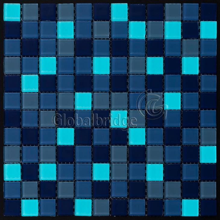 Luminous Mosaic Glass Tile swimming pool Tile