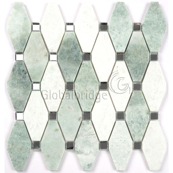 Nature Engraving stone mosaic wall tile