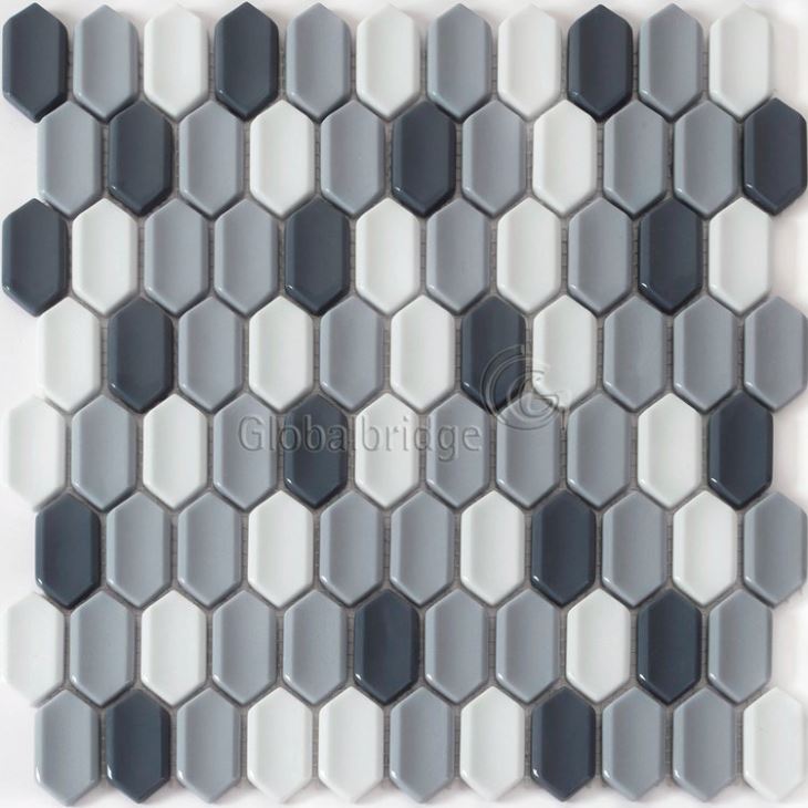 Nature Engraving stone mosaic wall tile