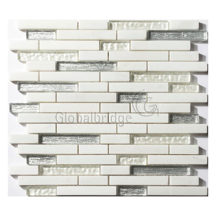 Nature Engraving stone mosaic wall tile