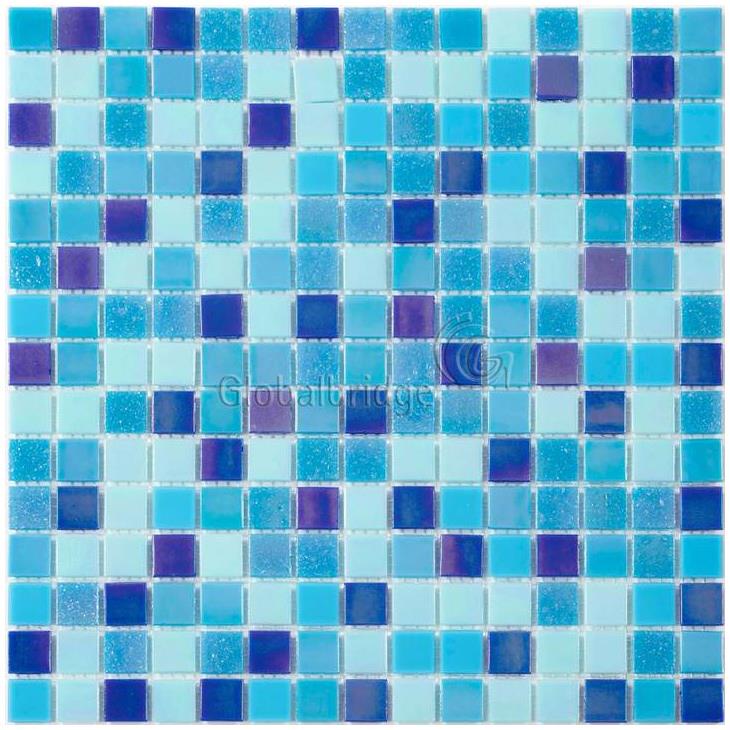 Mix Color Splash Area Glass Mosaic Tile
