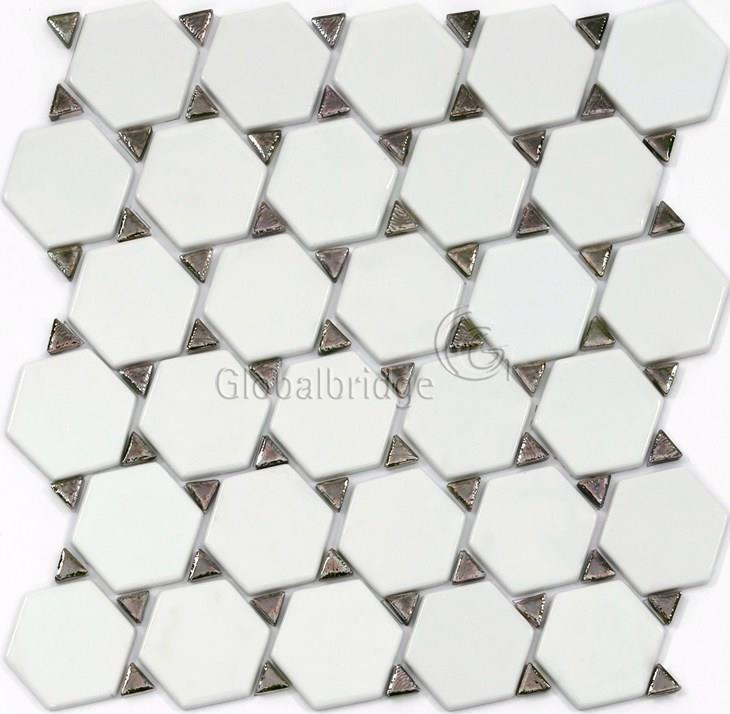 Nature Engraving stone mosaic wall tile