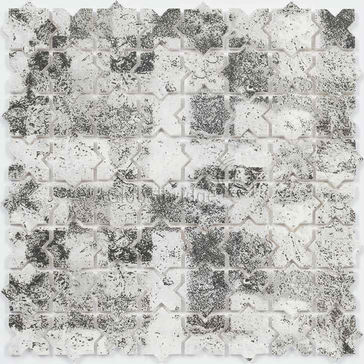 Nature Engraving stone mosaic wall tile