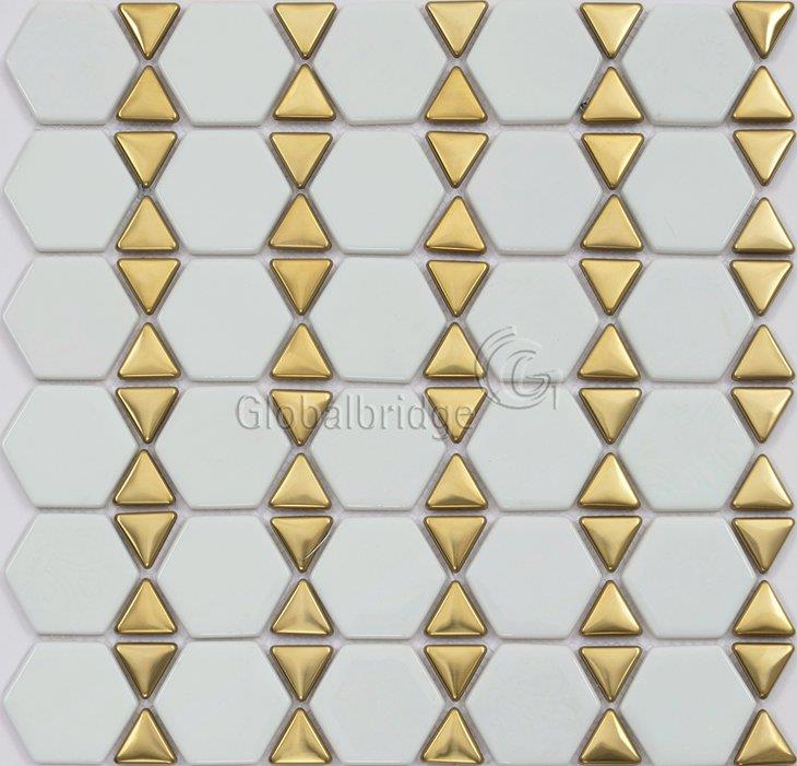 Nature Engraving stone mosaic wall tile